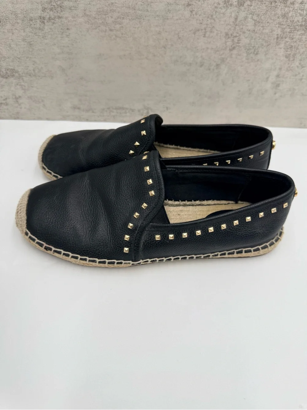 Michael Kors Studded Leather Espadrille Flats | Women’s 6.5
